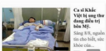 Ca sĩ Khắc Việt qua Mỹ điều trị bệnh ung thư?